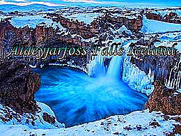 diaporama pps Aldeyjarfoss falls Iceland