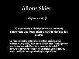 diaporama pps Allons skier
