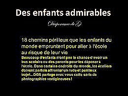 diaporama pps Chemins périlleux