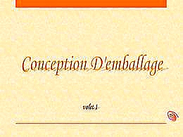 diaporama pps Conception d’emballage 1