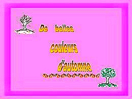 diaporama pps De belles couleurs d’automne