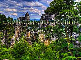 diaporama pps Elbe sandstone mountains germany