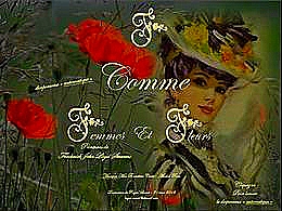 diaporama pps F comme femmes et fleurs