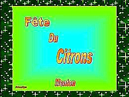 diaporama pps Fête du citron
