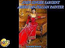 diaporama pps John Singer Sargent american italian painter
