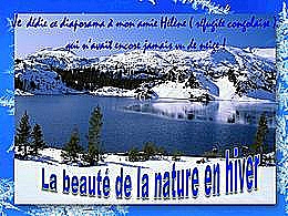 diaporama pps La beauté de la nature en hiver