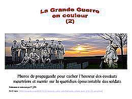 diaporama pps Première guerre mondiale en couleur