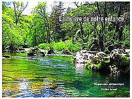 diaporama pps La rivière de notre enfance