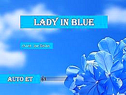 diaporama pps Lady in blue