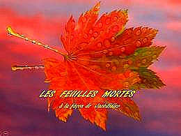 diaporama pps Les feuilles mortes