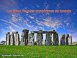 diaporama pps Lieux les plus mystérieux au monde