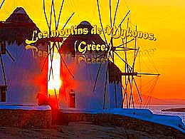 diaporama pps Les moulins de Mykonos
