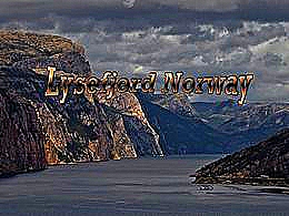 diaporama pps Lysefjord Norway