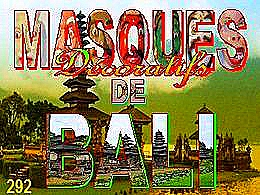 diaporama pps Masques de Bali