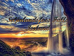 diaporama pps Seljalandsfoss falls iceland