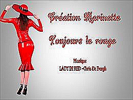 diaporama pps Toujours le rouge