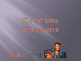 diaporama pps Tu es dans mes pensées