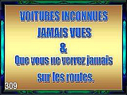 diaporama pps Voitures inconnues