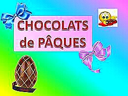 diaporama pps Chocolats de Pâques