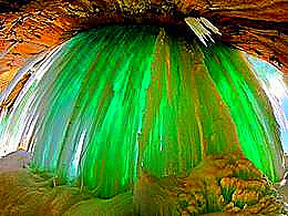 diaporama pps Eben ice caves USA