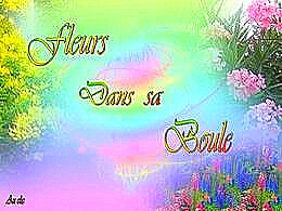 diaporama pps Fleurs dans sa boule