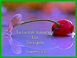 diaporama pps Le monde miniature des escargots