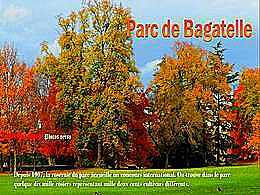 diaporama pps Le parc de Bagatelle automne 2016