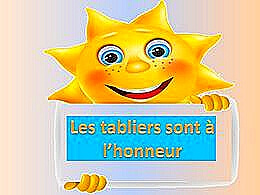 diaporama pps Les tabliers sont à l’honneur