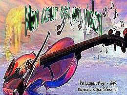 diaporama pps Mon cœur est un violon