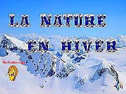 diaporama pps La nature en hivers