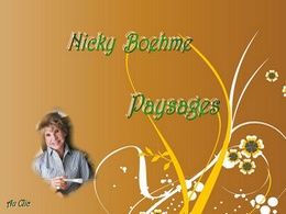 diaporama pps Nicky Boehme Paysages