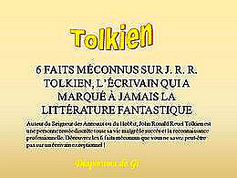 diaporama pps Tolkien