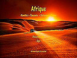 diaporama pps Afrique Namibie Tanzanie Botswana Kenya