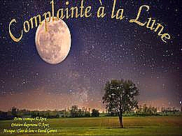 diaporama pps Complainte à la lune