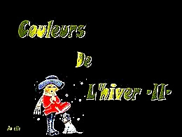 diaporama pps Couleur de l’hiver II