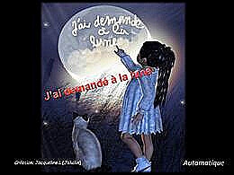 diaporama pps J’ai demandé à la Lune