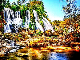 diaporama pps Kravice waterfalls Bosnia Herzegovina