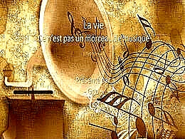 diaporama pps La vie ce n’est pas un morceau de musique