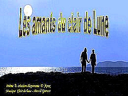 diaporama pps Les amants du clair de lune