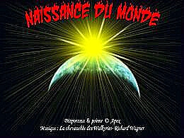 diaporama pps Naissance du monde