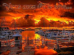 diaporama pps Vous avez dit le soir