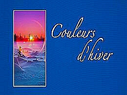 diaporama pps Couleurs d’hiver