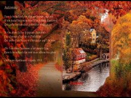 diaporama pps L’automne avec quelques belles poésies
