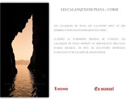 diaporama pps Les calanques de Piana – Corse