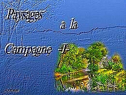 diaporama pps Paysages à la campagnes I
