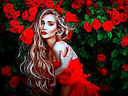 diaporama pps Red rose