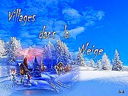 diaporama pps Villages dans la neige