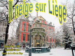 diaporama pps Il neige sur Liège