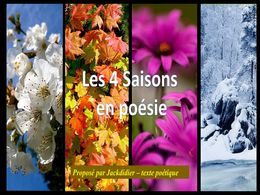 diaporama pps Les quatre saisons en poésie