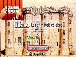 diaporama pps Quiz les criminels célèbres